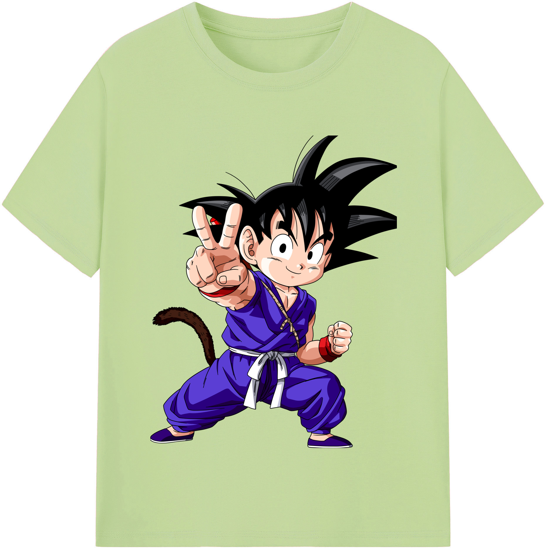 （画像用） ドラゴンボール 孫悟空（そん ごくう）Son Goku カカロット DRAGON BALL Kakarotto 綿100％半袖Tシャツ（フロントプリント）
